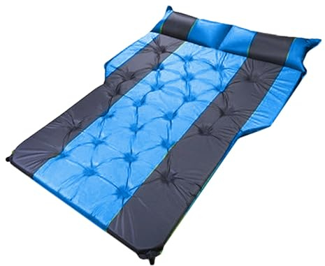 Catchon d'air camping automobile : lit gonflable coussin de sommeil automatique en soufflant surélevé, matelas de voyage pliable, équipement de randonnée libre, voyages sur route, repose-pieds arrière