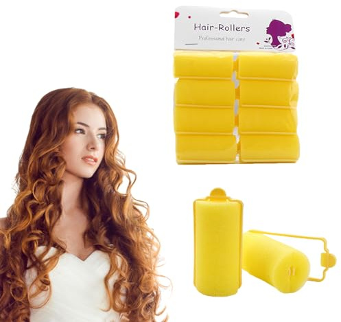 Sleep Hair Rollers - Heatless Curlers And Hair Brushes For Women, Soft Flexible Sponge Styling Curlers, Overnight Curling Tools For Creating Natural, Bouncy Curls, Protect From Heat Damage,