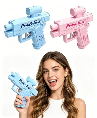 YUZNA 2 Stück Wasserpistole Prank Gun, Wasserpistole Klein, Prank Artikel, Prank Reverse Water Guns, Kniffliges Spielzeug, Prank Kleine Spritzpistole, Witzige Lustige Geschenke