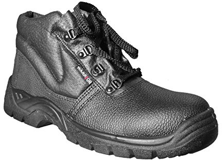 Warrior Workwear 0118MMB6/7 Chukka Boot with Midsole, Size 7, Black