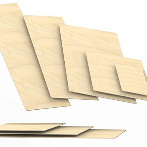 4mm Sperrholz-Platten Zuschnitt Länge bis 150cm Birke Multiplex-Platten Zuschnitte Auswahl: 40x90 cm
