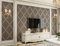 Tapete Diamantgitter 3D Braun Vliestapete Küche Schlafzimmer Wohnzimmer Tv Background Dekoration