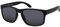 La Optica B.L.M. Sonnenbrille Herren UV400 Retro Sportbrille Fahrradbrille - Matt Schwarz (Grau Klassisch)