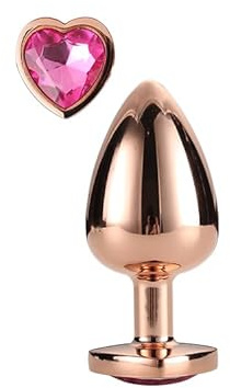Dream Toys Gleaming Love Stecker Gold 8,3 cm