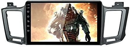 EZoneTronics Android 10.1 Autoradio Stereo für Toyota RAV 4 2012-2017 10 Zoll Kapazitiver Touchscreen High Definition GPS Navigation Bluetooth Wifi AM/FM/RDS Split Screen USB Player 2G RAM+32G ROM