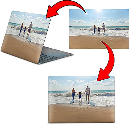 Skins4u Laptop Aufkleber individuell personalisiert mit Deinem Bild Netbook Skin bis 10.1 Zoll Schutzfolie selber gestalten im Konfigurator