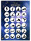 Nastami Postkarte Adventskalender Yoga DUNKEL Weihnachtskalender Postkarte A6 Yoga Geschenk
