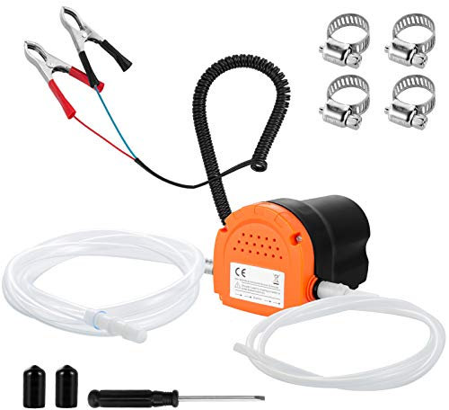 BOYISEN Pompa Estrattore Olio -12V 80W Diesel Pompa Travaso Carburante e Olio per Auto Moto Barche Estrattori Fluidi Cambio Elettrico