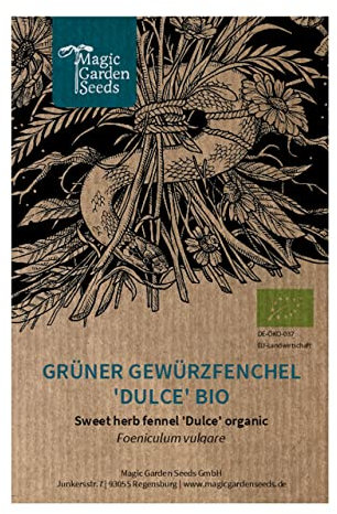 Grüner Gewürzfenchel 'Dulce' (Foeniculum vulgare) Bio - ca. 1000 Samen
