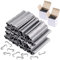 Wokape 1200Pcs Type M Nails Galvanized Steel M Clips for Fence Cages Mesh Fasten Installation