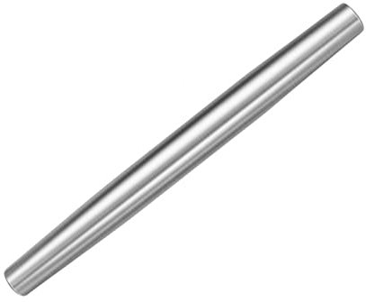 Rodillo de rodante Herramienta de rodillo Masa de inoxidable Pasador de cocina francés Cocina, y bar Rodillo Escurridor De Bayetas (#01-M, M)