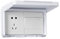 Luxylei Caja de Cubierta de Interruptor 86 Tipo Enchufe de Pared Caja Impermeable 26mm Protector de receptáculo de energía eléctrica Ultrafino