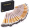 Pinselset makeup MAANGE Professionelles 25 pcs Make up Pinsel, Kosmetikpinsel Foundation Gesicht, Augen, Lippen pinsel Lidschatten pinsel Schminkpinsel Set with schwarze Geschenkbox