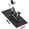HAPBEAR Bodenschutzmatte Für Sportgeräte Fitnessgeräte - Hohe Dichte PVC,183 x 92 cm x 6 mm Dicke, Bodenmatte Unter Laufband, Ellipsentrainer, Peloton Fahrradmatte