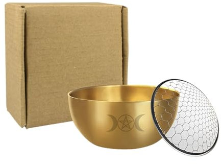 vsilay Altar Opferschalen Kupfer Dekorative Schale Religiöser Schmuck Opferdekoration Partyzubehör Einfach Zu Verwenden Kupfer Opferschale Religiöses Zubehör Meditationszubehör