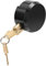 Sgorlds Heavy Duty Hidden Shackle Pucks Lock for Trailers, Hidden Shackle Padlocks Keyed Alike Trailer Puck Padlocks with Enlarged Lock for Vans, Black