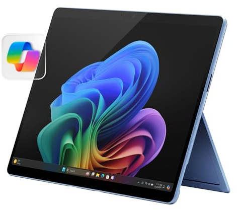 Microsoft Surface Pro 2-in-1 Laptop/Tablet (2024), Windows 11 Copilot+ PC, 13 Touchscreen Display, Snapdragon X Plus (10 Core), 16GB RAM, 512GB Storage, Sapphire