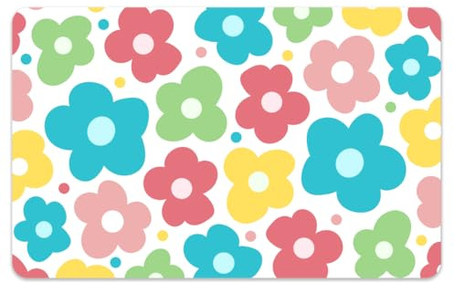 Peacoblue 4 Stück Aufkleber für Bankkarten Wunderschöne Blume Benutzerdefinierter Skin Cover Schutz für Kredit Debitkarten,Wasserdicht Kratzfest Aufkleber für EBT-Transportschlüsselkarte