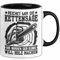 Waldarbeiter Tasse Geschenk Kettensäge Holz Reichet Mir Die Kettensäge (Schwarz)