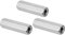 PATIKIL 1/4-20 UNC 304 Edelstahl Sechskant Kupplungsmuttern, 3 Stück 1.38/35mm Langmutter Gewindehülse Sechskantmutter Edelstahl Kupplungsmutter Gewindemuffe Gewindeeinsatz, Silberton