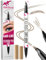 iMethod Curved Microblading Augenbrauenstift - Eyebrow Pencil 2-in-1 Dual-Ended Augenbrauenstift, Eyebrow Pen with Curved Tip & Präziser Pinselspitze Erzeugt Natürliche Augenbrauen, Blonde