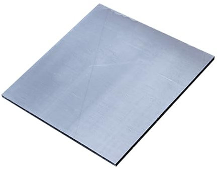 CXGBQSJ Placa De Aluminio 5052 400X400mm Rectángulo De Metal Hoja Plana con Película Protectora para Manualidades Decoración Industrial, Espesor,4mm