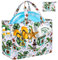LEASOUL Borsa da Spiaggia Grande con Cerniera, Sacchetto Impermeabile per Mare, XXL Tote a Spalla e a Mano da Donna, con Una Pochette, per Spiaggia, Vacanza, Viaggio