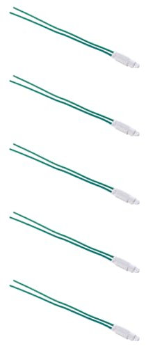 5x Luce di cortesia verde, spia colorata per moduli basculanti, Compatibile Con BTicino Living, frutti, interruttori, pulsanti, deviatori, dimmer, sensori, Per Placche originali e compatibili