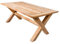 Riess Ambiente Wetterfester Gartentisch Empire Teak - 160cm - Natur - Teakholz Massivholz Outdoor-Esstisch Balkontisch Terassentisch witterungsbeständig