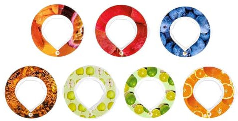 NRVTRE 7Pcs Air Flavour Pods für Air Wasserflaschen, Fruchtgeschmack Pods, 0 Zuckerkalorien Aromakapseln : Kola, Wassermelone, Orangeade, Erdbeere, Sprite, Ananas, Zitrone