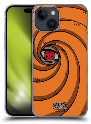 Head Case Designs Offizielle Naruto Shippuden Tobi-Maske Ikonisch Harte Rueckseiten Handyhülle kompatibel mit Apple iPhone 15
