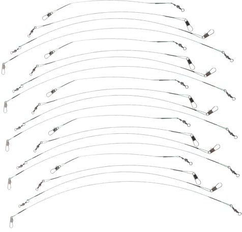 MOBUTOFU High-strength Fishing Wire Leaders Bite Steel Leaders for Pike Sea Fishing Wire Trace Swivels Crimps
