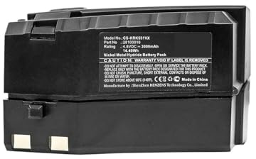 4.8V 3000mAh Vacuum Battery 28100010，Compatible For Karcher KC55 K55 Cordless Electric Broom 1258-5050K，Vacuum Cleaner Accessories
