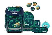 ergobag Schulranzen-Set cubo Bundle Set DrachenbezwingBär - Grün