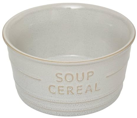 Atmosphera - Bol inscription soup cereal blanc 50cl