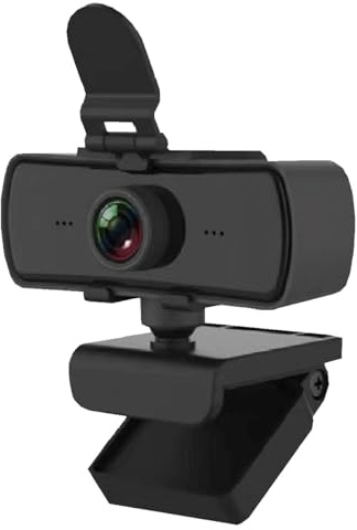 GIZNXBA 2K Webcam With Built-in Microphone, High-Precision Autofocus, Privacy Cover, USB Webcam, 360° Rotation Pan & Tilt, For Streaming, Gaming, Beauty