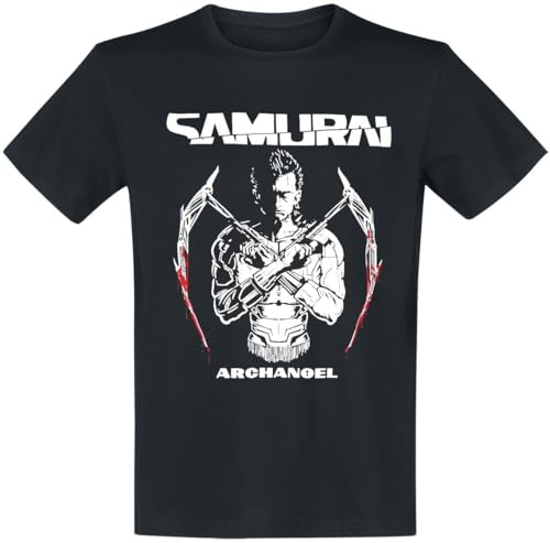 Cyberpunk 2077 Archangel Männer T-Shirt schwarz Fan-Merch, Gaming