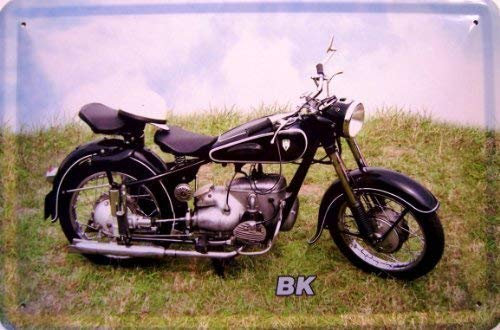 IFA MZ BK Motorrad DDR Blechschild Schild Blech Metall Metal Tin Sign 20 x 30 cm