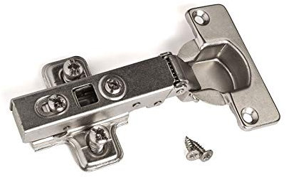 1 x SO-TECH® Topfband Topfbänder T52 Eckanschlag mit Dämpfer + Kreuzplatte Scharnier Scharniere Topfscharniere (Einzeln und als 6er, 10er, 20er oder 30er Set erhältlich!)