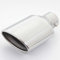 phil trade massiv Chrom Endrohr 125mm schräg OVAL Auspuff Blende Endtopf UNIVERSAL (H021)