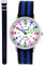 Pacific Time Kinder Armbanduhr Jungen Lernuhr 2 Wechsel Textilarmband blau schwarz-blau analog Quarz 11140