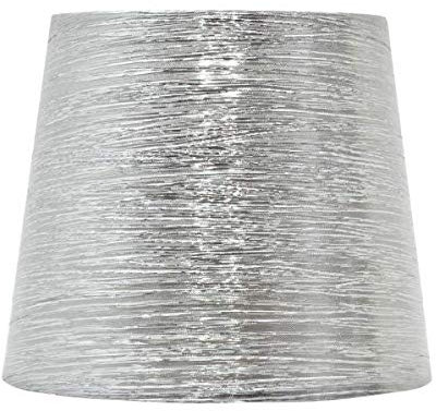 FABRILAMP Lampenschirm Nova E27, 40 x 20 x 28 cm, Silber glänzend