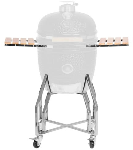 Yakiniku Y190004 Gestell mit Seitentischen für Keramik Grill Kamado L