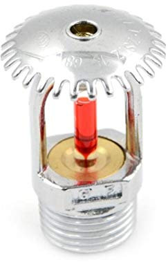 PiniceCore Fire Sprinkler Head 1 / 2npt 68 Grad Celsius Für Feuerlöschsystemschutz Stehenden Sprinkler Garten Sprinkler