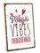 TypeStoff Letrero de madera con frase en inglés «Positiv», estilo vintage, regalo y decoración para motivación, joven y humor.