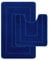 Lifestyle comfort ltd LSC Non Slip Bath Mat 2 Piece Ichra Extra Soft Water Absorbent Bathroom Mats 100% Polypropylene Pedestal Bath Rug Shower Bath Mat Bathroom Rug for Toilet (ROYAL BLUE)
