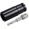 sourcing map 1/2 Drive Socket Accessory Set, 22mm Deep 6-Point Impact Socket 3 Length and 1/4 Hex Shank Adapter