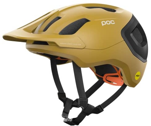 POC Axion Race MIPS Helm Cerussite Kashima/Uran Schwarz Metallisch/Matt S/51-54