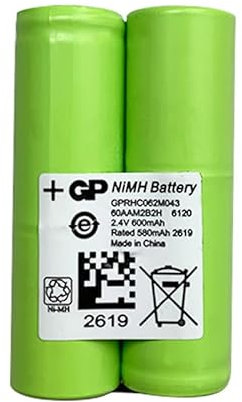 GPRHC062M043 60Aam2B2H 6120 2,4V 600Mah Batterie Ni-Mh