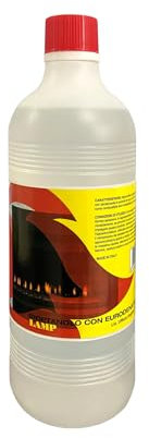 Mondo Viro Bioéthanol combustible écologique pour poêles et cheminées - 1 litre, haute qualité, flamme propre et inodore, chauffage durable